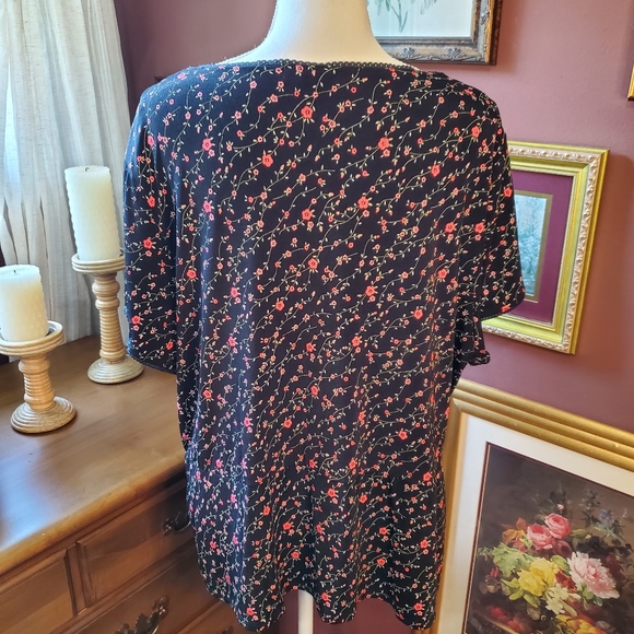 Vintage Plus Size floral 3X Notations - Picture 4 of 14